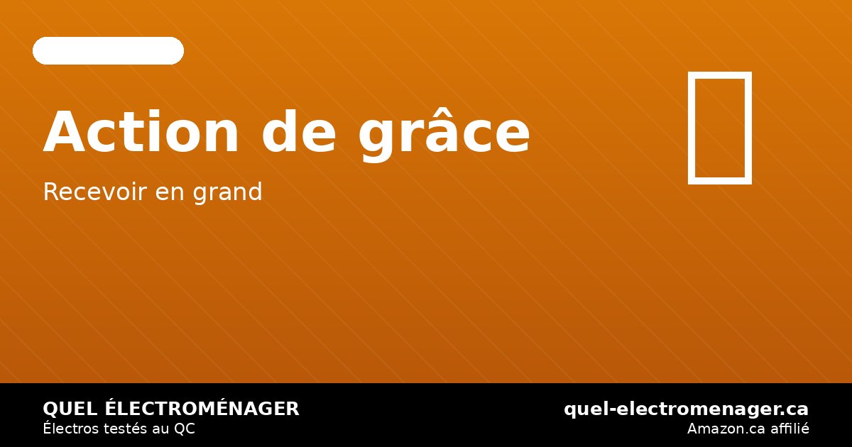 Action de grâce 2026: batterie de cuisine et essentiels pour recevoir — quel-electromenager